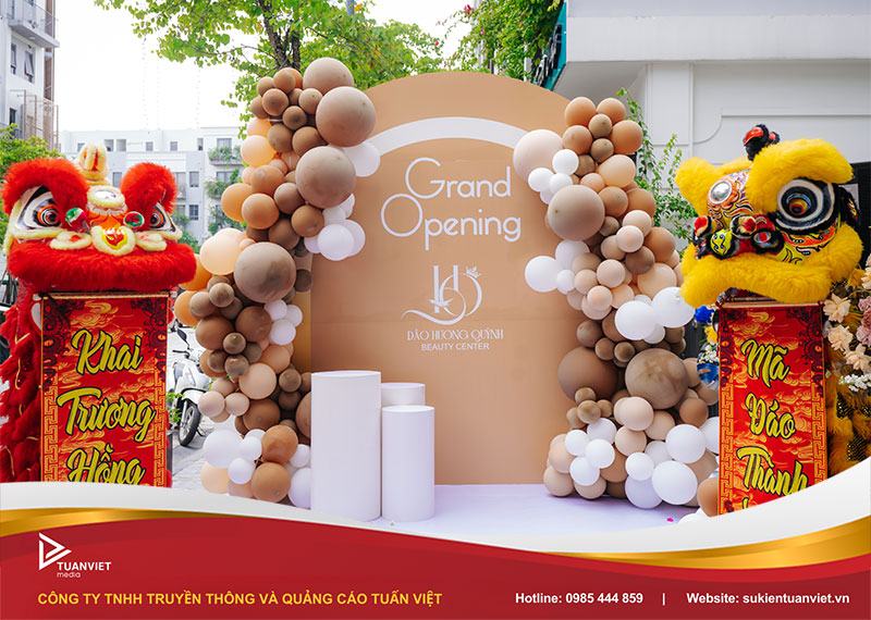 Cổng bóng bay khai trương đẹp