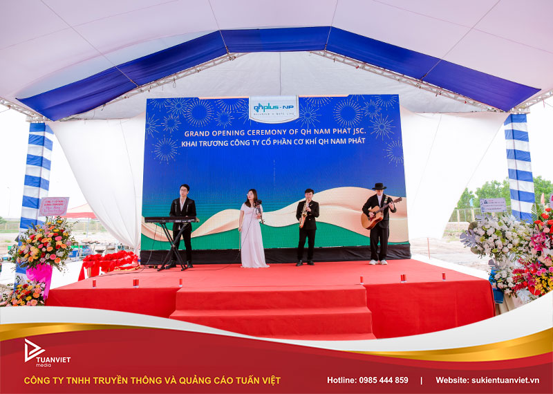 bảng giá tổ chức sự kiện khai trương nhà máy
