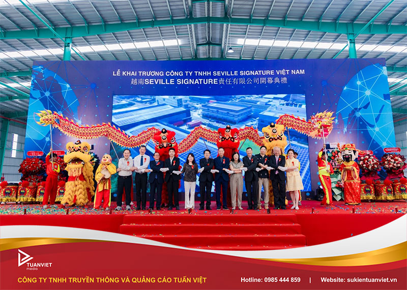chuẩn bị khai trương nhà máy 