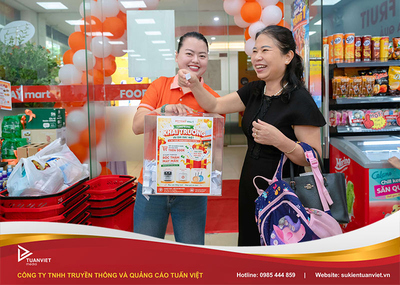 lễ khai trương siêu thị Fooday Mart