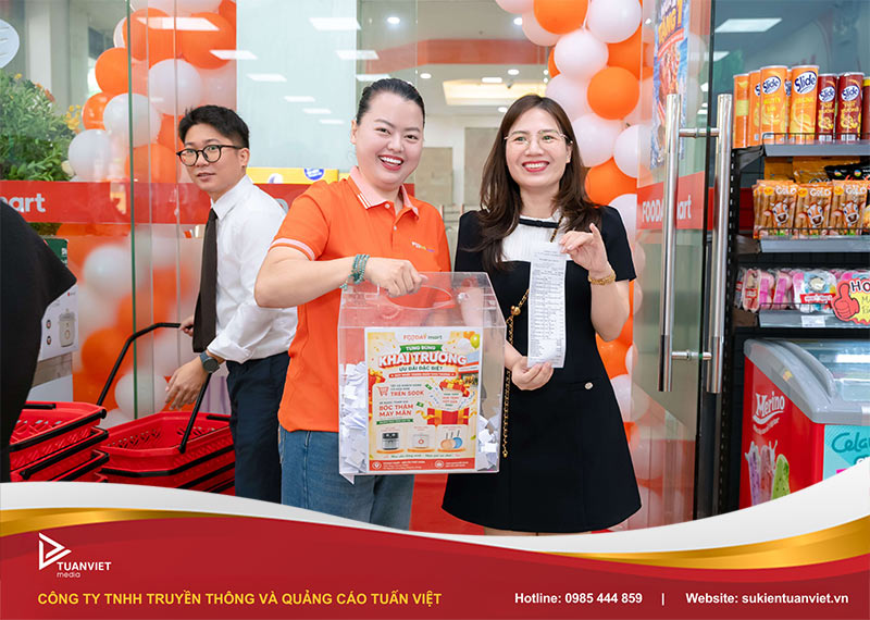 lễ khai trương siêu thị Fooday Mart