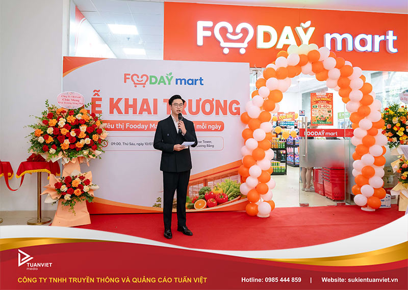 lễ khai trương siêu thị Fooday Mart