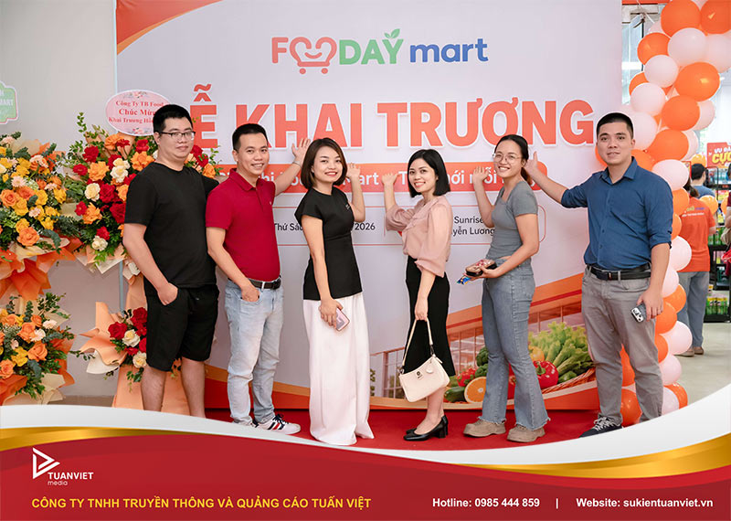 lễ khai trương siêu thị Fooday Mart