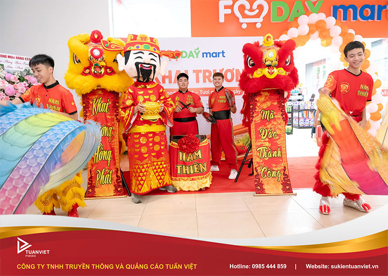 lễ khai trương siêu thị Fooday Mart