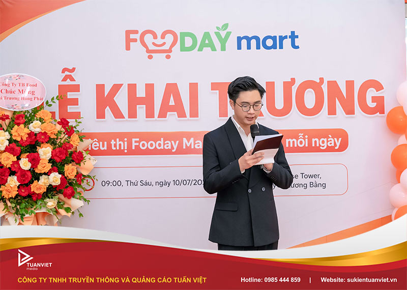 lễ khai trương siêu thị Fooday Mart