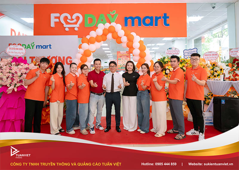 lễ khai trương siêu thị Fooday Mart