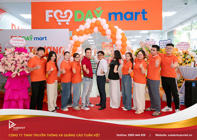 lễ khai trương siêu thị Fooday Mart