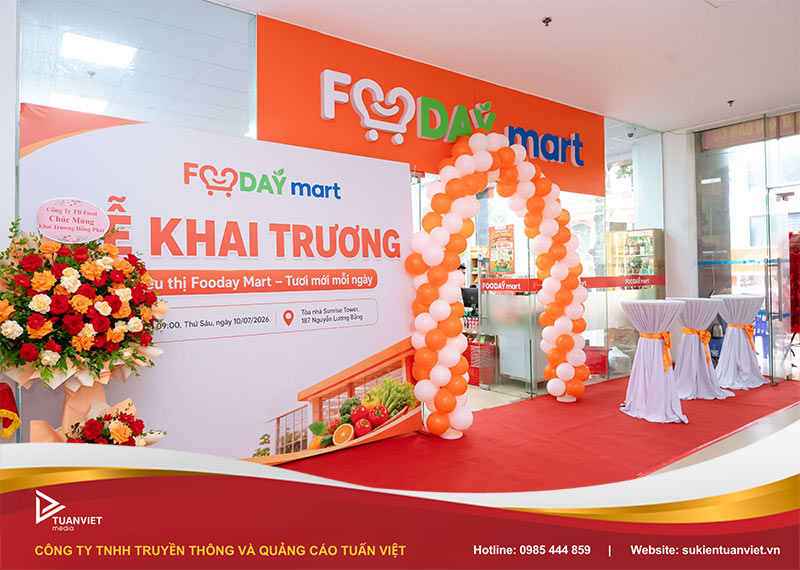 lễ khai trương siêu thị Fooday Mart