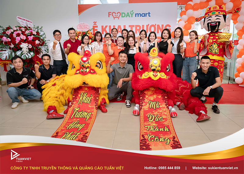 lễ khai trương siêu thị Fooday Mart