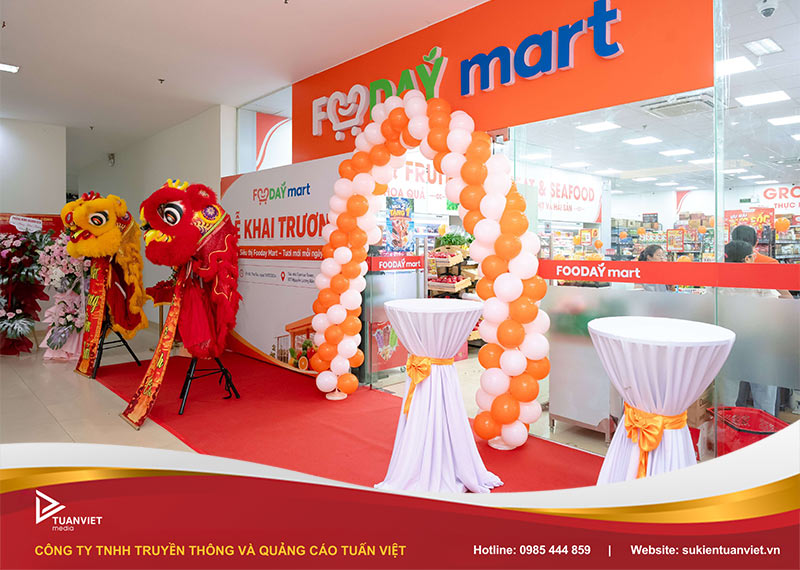 lễ khai trương siêu thị Fooday Mart
