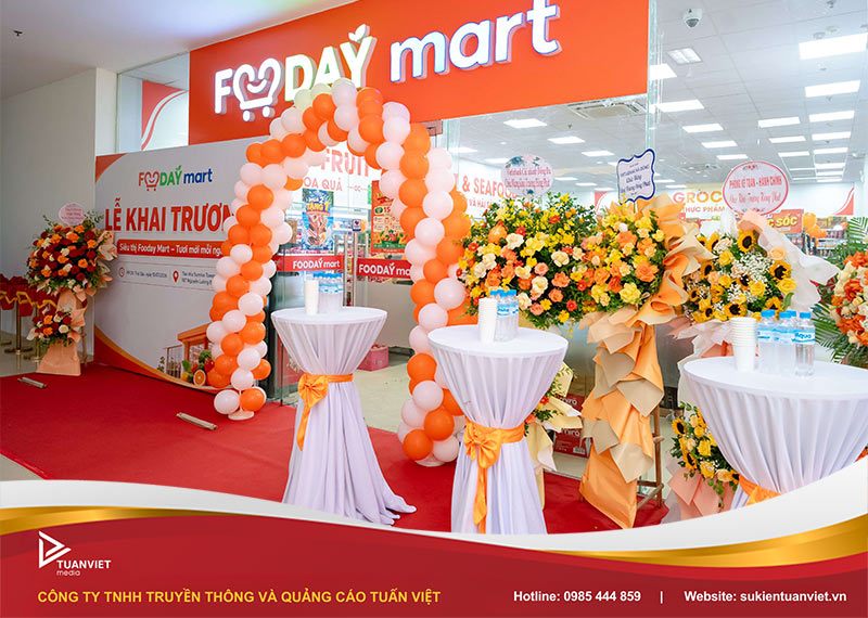 lễ khai trương siêu thị Fooday Mart