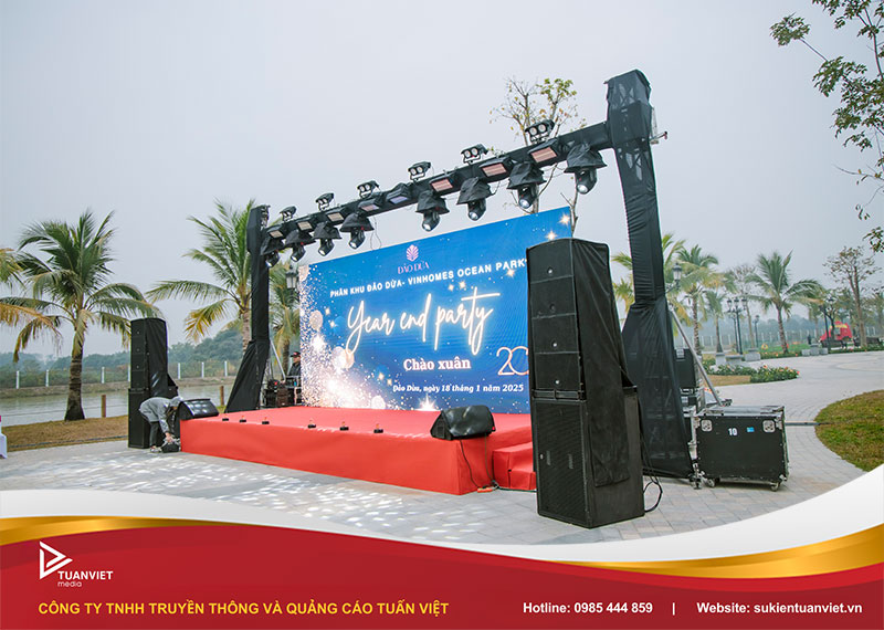 thi công setup sân khấu