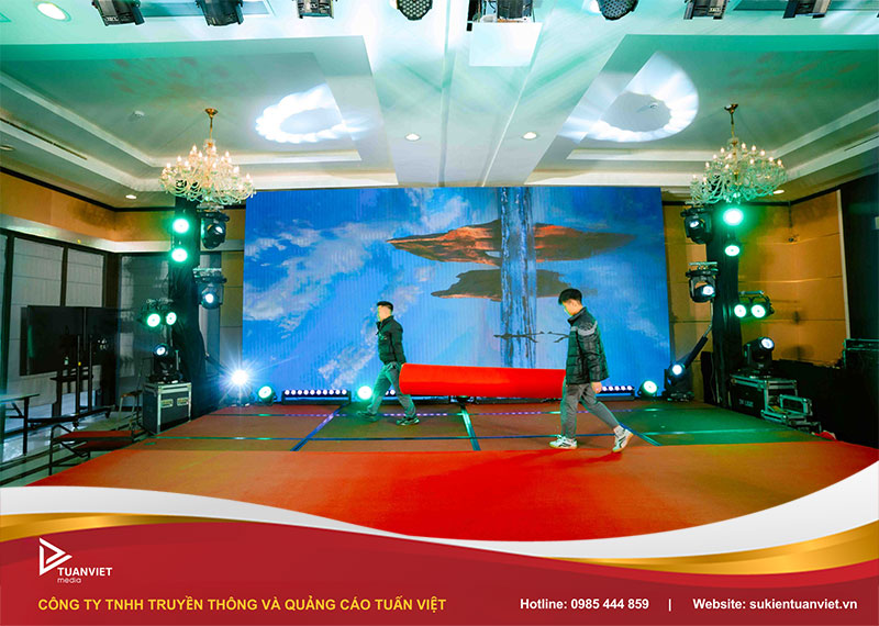 thi công setup sân khấu