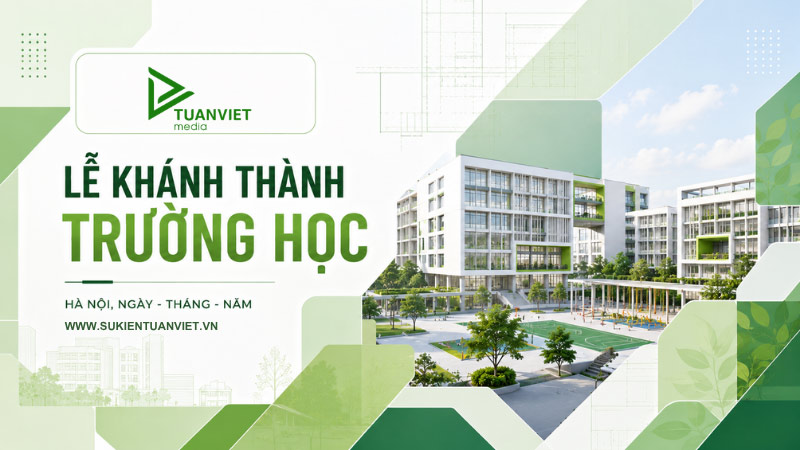 mẫu backdrop lễ khánh thành ấn tượng