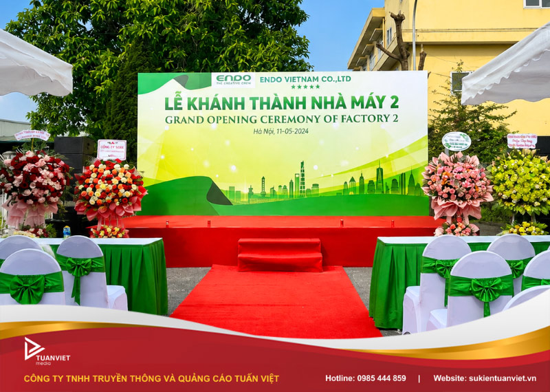 background lễ khánh thành đẹp