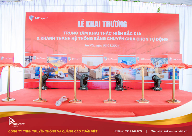 phông lễ khánh thành