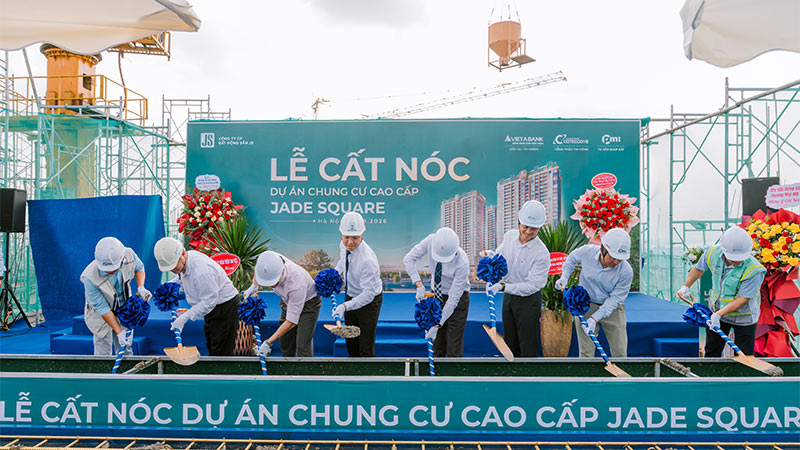 lễ cất nóc chung cư Jade Square
