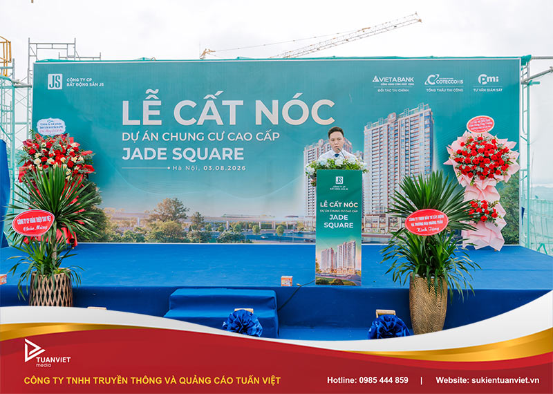 lễ cất nóc chung cư Jade Square
