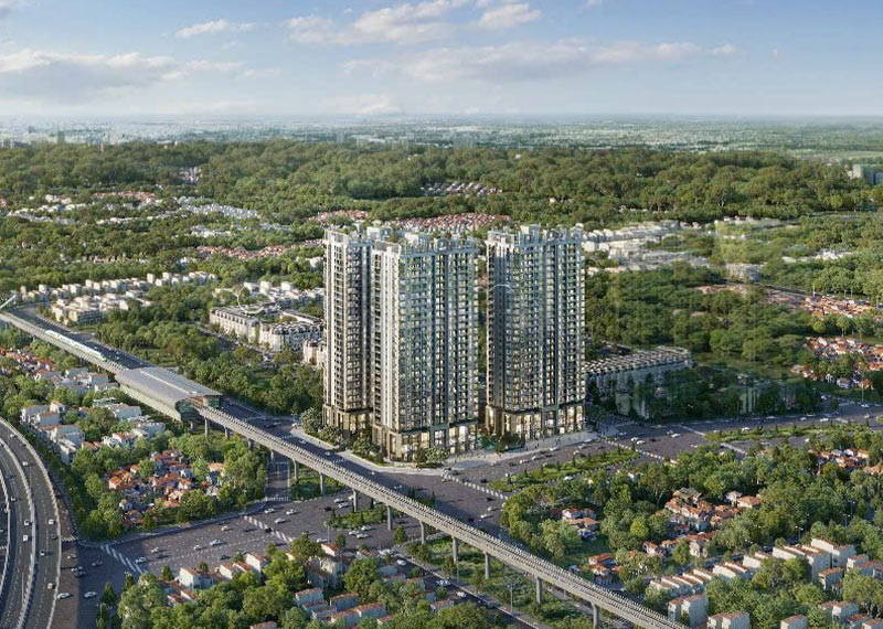 lễ cất nóc chung cư Jade Square
