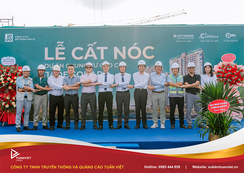 lễ cất nóc chung cư Jade Square