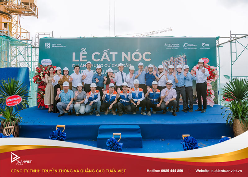 lễ cất nóc chung cư Jade Square
