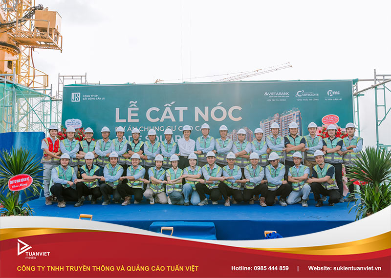 lễ cất nóc chung cư Jade Square