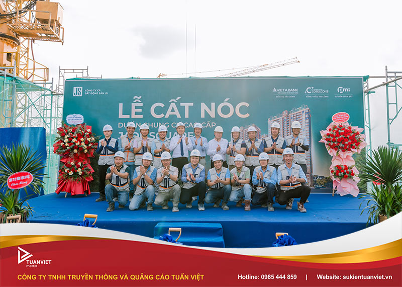 lễ cất nóc chung cư Jade Square