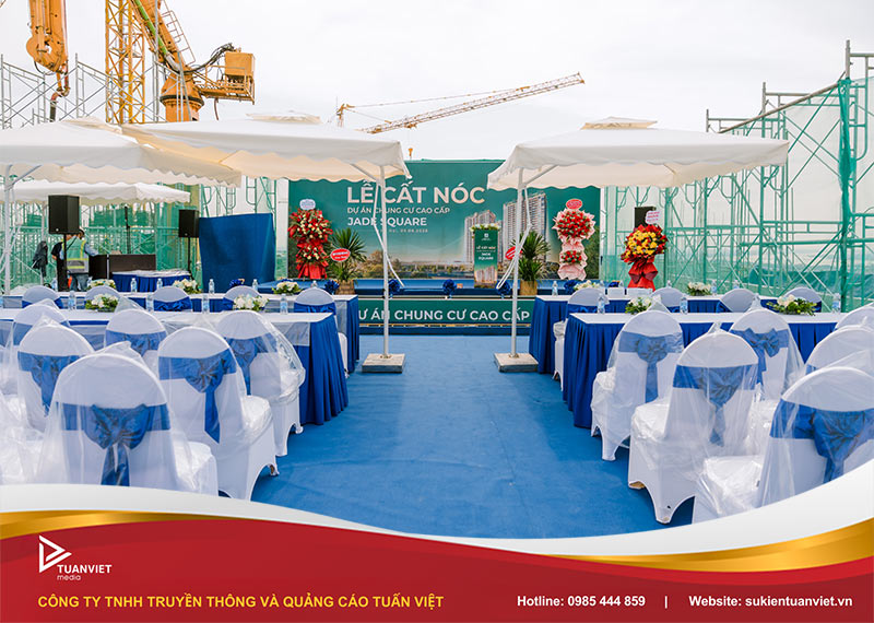 lễ cất nóc chung cư Jade Square