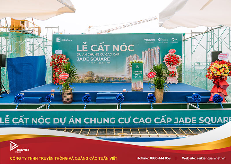 lễ cất nóc chung cư Jade Square