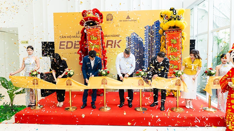 lễ khai trương căn hộ mẫu và văn phòng bán hàng eden park