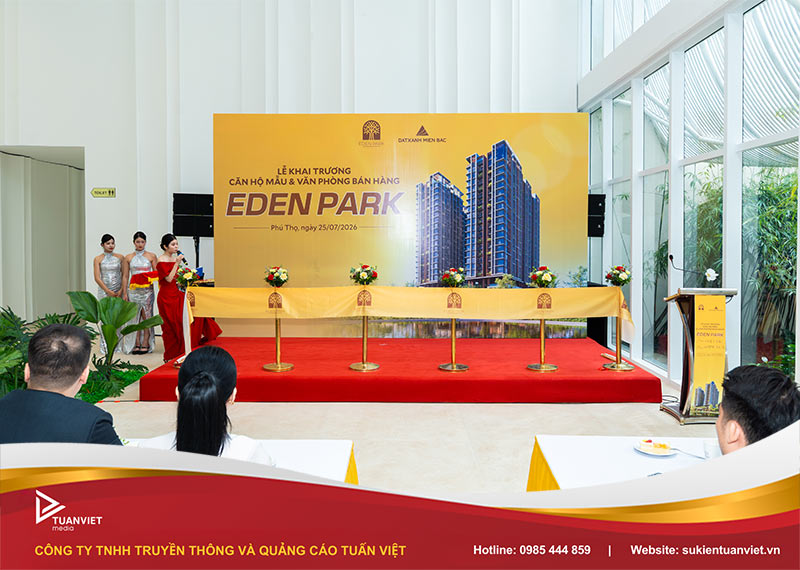 lễ khai trương căn hộ mẫu và văn phòng bán hàng eden park
