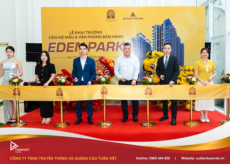lễ khai trương căn hộ mẫu và văn phòng bán hàng eden park