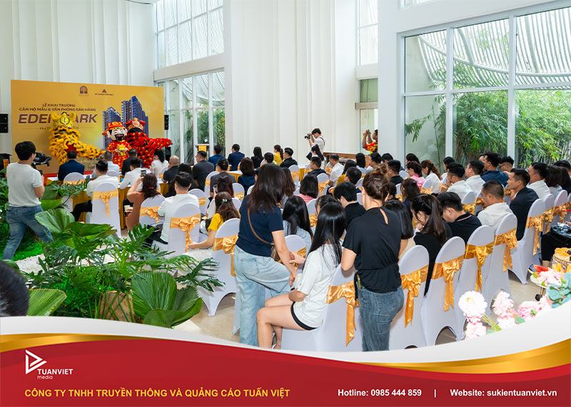 sự kiện khai trương văn phòng bán hàng eden park