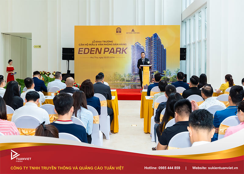 lễ khai trương căn hộ mẫu và văn phòng bán hàng eden park