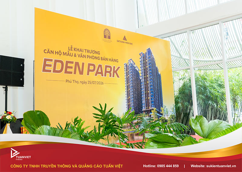 lễ khai trương căn hộ mẫu và văn phòng bán hàng eden park