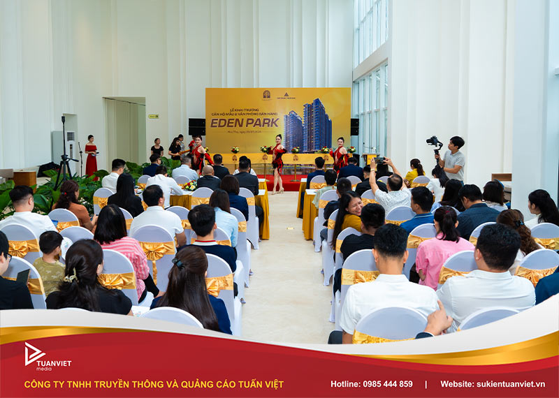 lễ khai trương căn hộ mẫu và văn phòng bán hàng eden park