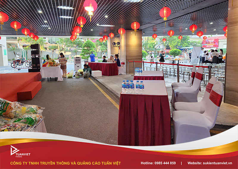 bàn ghế sự kiện trung thu