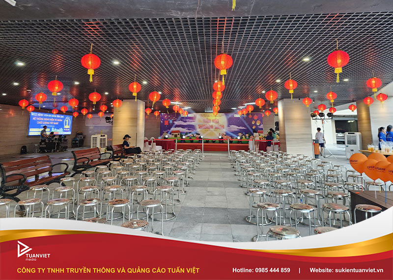 mẫu bàn ghế sự kiện trung thu đẹp