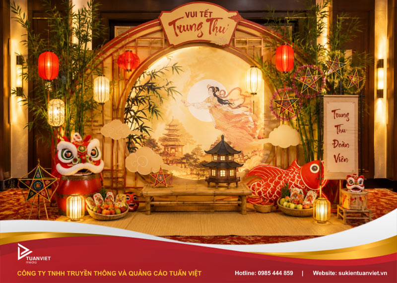 trang trí photobooth trung thu trọn gói Hà Nội
