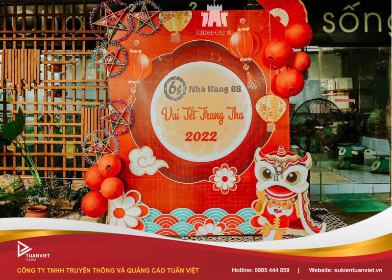 mẫu khung checkin trung thu ấn tượng