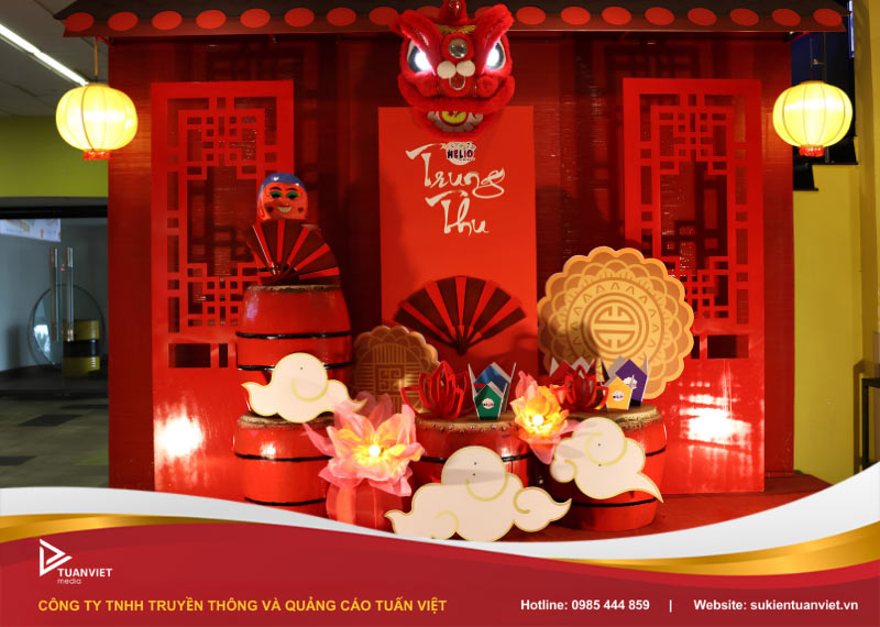 booth chụp hình đêm hội trăng rằm