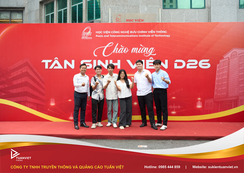 sự kiện chào tân sinh viên học viện bưu chính viễn thông 2026