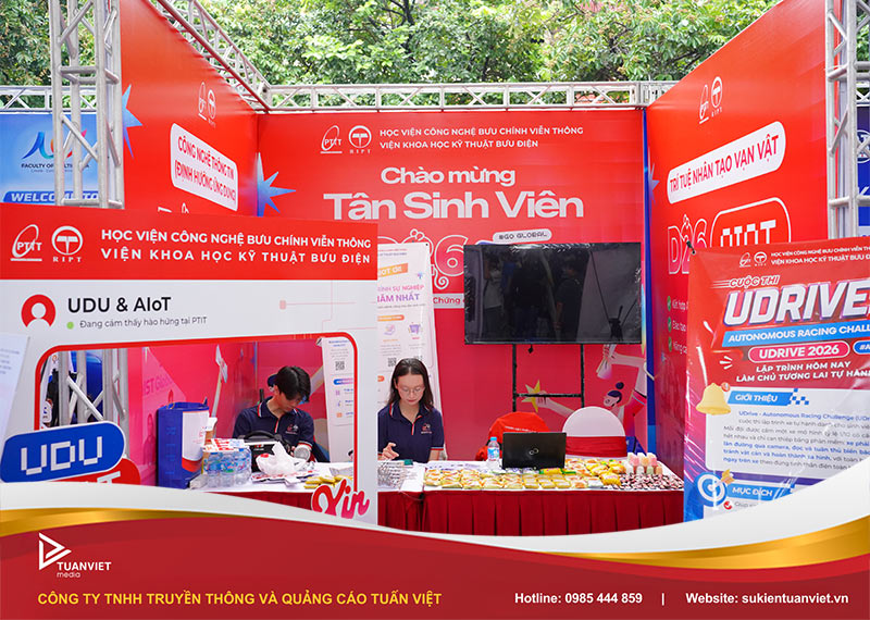 sự kiện chào tân sinh viên học viện bưu chính viễn thông 2026