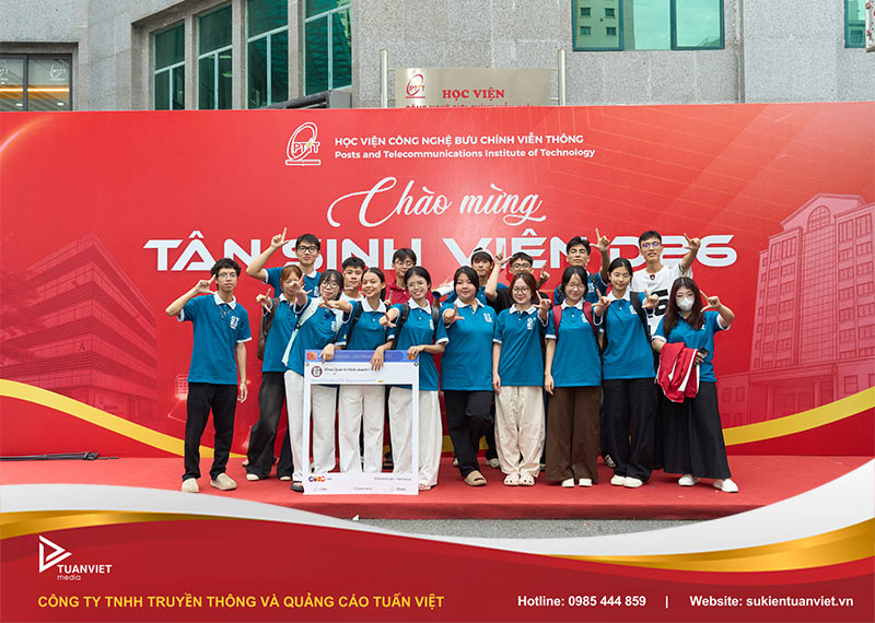 sự kiện chào tân sinh viên học viện bưu chính viễn thông 2026