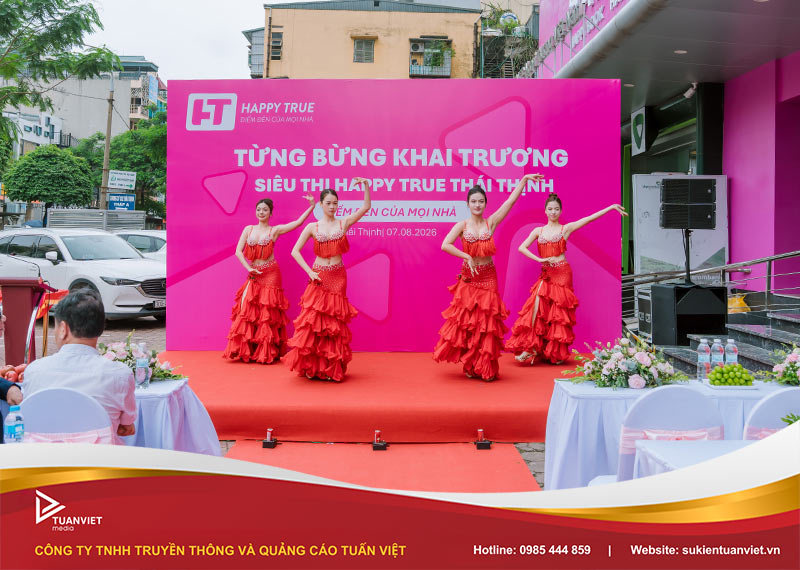 lễ khai trương siêu thị happy true 102 thái thịnh