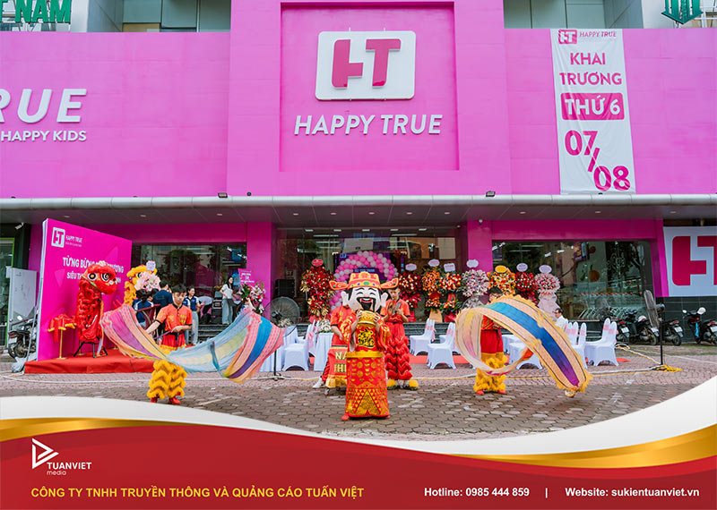 lễ khai trương siêu thị happy true 102 thái thịnh