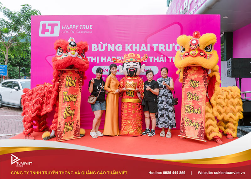lễ khai trương siêu thị happy true 102 thái thịnh