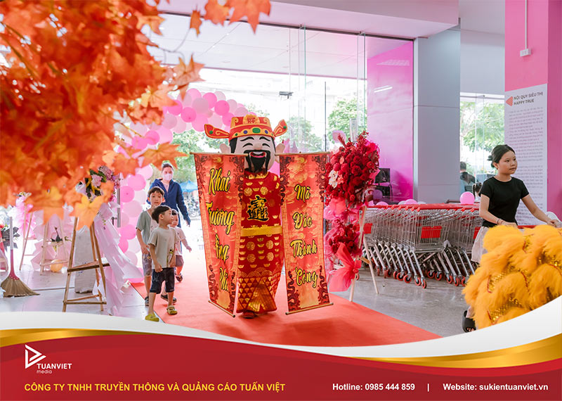 lễ khai trương siêu thị happy true 102 thái thịnh