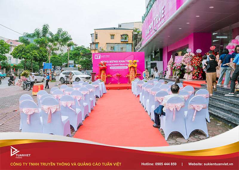 lễ khai trương siêu thị happy true thái thịnh
