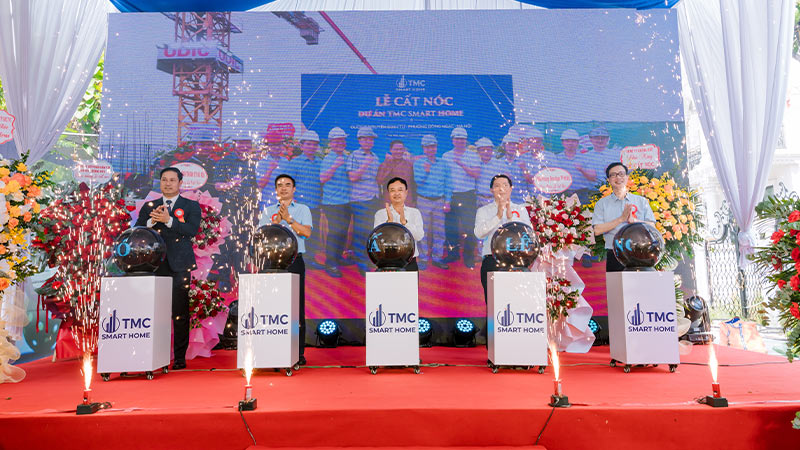 sự kiện lễ cất nóc dự án TMC Smart Home